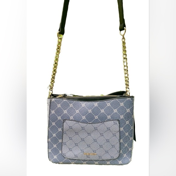Nine West Blue Shoulder Bag with Chain Strap - Picture 2 of 8